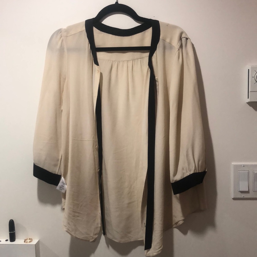 Aritzia Tie Front Blouse